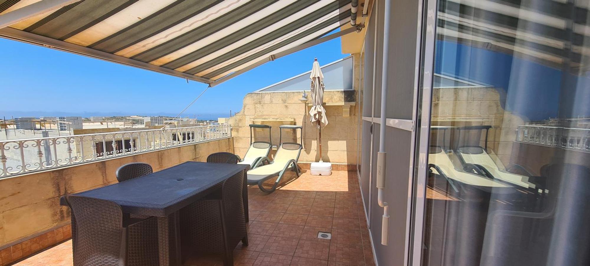 Ferienwohnung Il Bejta Penthouse Qala Exterior foto